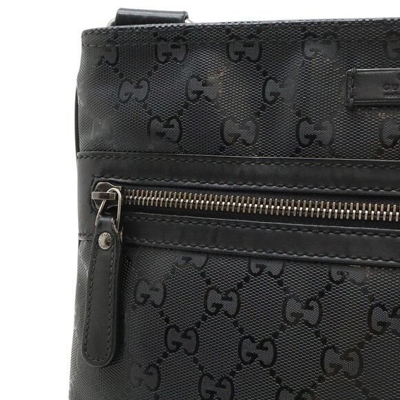 GUCCI Black Leather Shoulder Bag - Picture 5 of 10